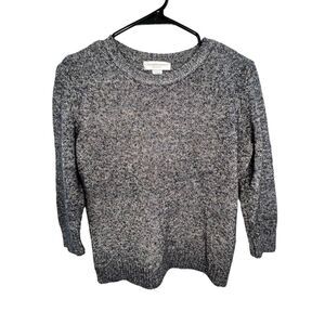 Christopher and Banks Petite Basic Grey Sweater